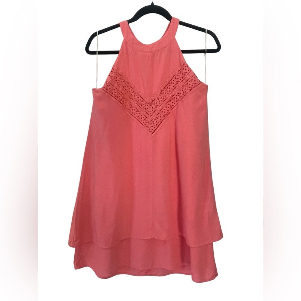Altar'd State Coral Lace dress